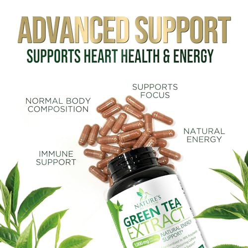 Green Tea Extract Capsules 1000mg - 3X Strength
