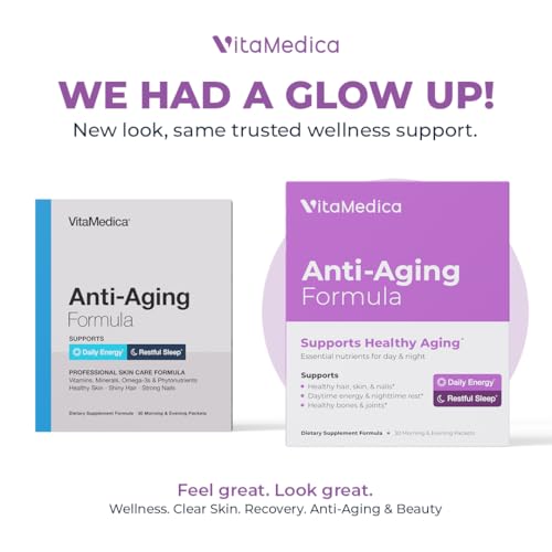 VitaMedica Anti-Aging Health and Beauty Supplement - Natural
