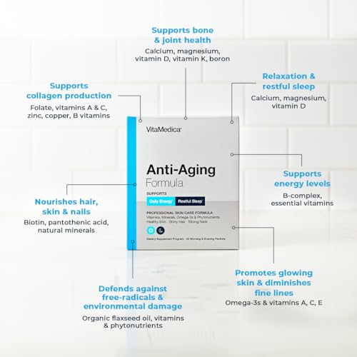 VitaMedica Anti-Aging Health and Beauty Supplement - Natural