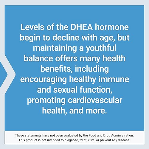 Life Extension DHEA 25 mg - Hormone Balance Supplement - 100 Capsules