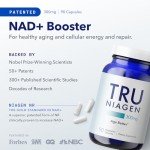 TRU NIAGEN NAD+ Anti Aging Supplement, 300mg, 90 Servings