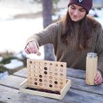 Pandoo Bambus 4 Gewinnt Spiel für Zwei