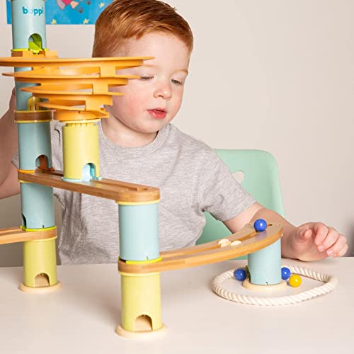 Bambus Murmelbahn 48 Teile für Kinder ab 3
