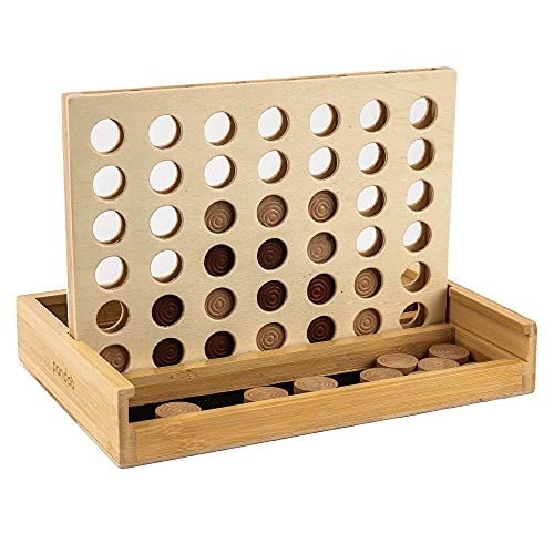 Pandoo Bambus 4 Gewinnt Spiel für Zwei