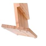 Bambus Magnet-Messerhalter mit blauen Brötchenmessern