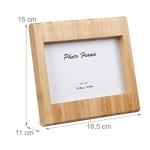 Bambus Fotorahmen Stehend für 10x15cm Fotos