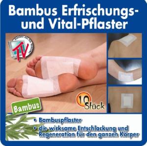 Gina Su Bambuspflaster 30 Stück Entschlackung Kur
