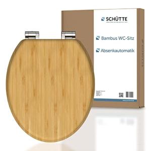 Bambus-Toilettensitz mit Soft-Close-Mechanismus