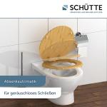 Bambus-Toilettensitz mit Soft-Close-Mechanismus