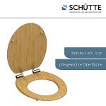 Bambus-Toilettensitz mit Soft-Close-Mechanismus