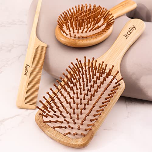 Bambus-Haarbürsten-Set für Damen und Herren