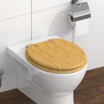 Bambus-Toilettensitz mit Soft-Close-Mechanismus