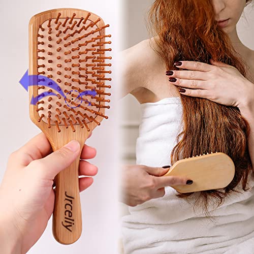 Bambus-Haarbürsten-Set für Damen und Herren