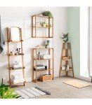 Freistehender 39-cm-Bambus-Spiegel von 5 Five