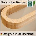 Bambus Toilettenpapierhalter - Ohne Bohren