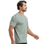 Bambus Herren T-Shirt mit Taschen, Sage, XL