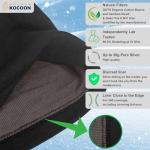 Golden Kocoon® Eco-Friendly Bamboo Slouch Beanie Black