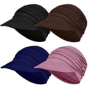4er Set Weiche Bamboo Baseballmützen für Frauen