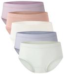 Bamboo Damenunterwäsche, atmungsaktive Feuchtigkeitstransport-Briefs, 5er-Pack