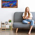 Bambusregal mit 6 Fächern für Heimdekoration