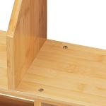 Bambusregal mit 6 Fächern für Heimdekoration