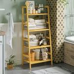 Multifunktionales Bambusregal für kleine Räume