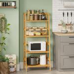 Multifunktionales Bambusregal für kleine Räume