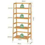 Multifunktionales Bambusregal für kleine Räume