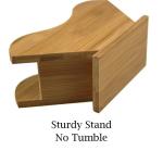 Unibene Bambus Kaffeefilter Ständer, Spender, Halter Regal