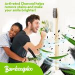 BAMBOOGALOO Premium Bambus Zahnbürsten & Gratis Wattestäbchen