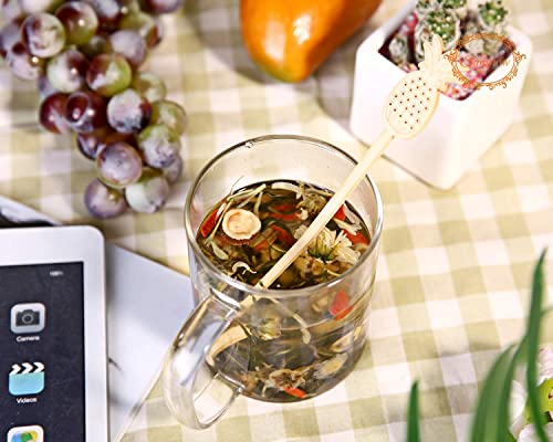 Bambusstäbchen für Kaffee, Milch, Schokolade, Party, 60 Stück
