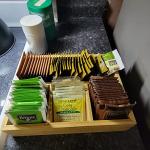 Bambus Teebeutelhalter, Tee Süßigkeiten Korb, Gewürz Organizer