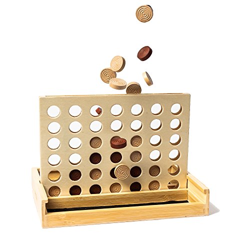 Pandoo Bambus 4 Gewinnt Spiel für Zwei