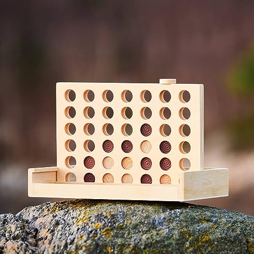 Pandoo Bambus 4 Gewinnt Spiel für Zwei