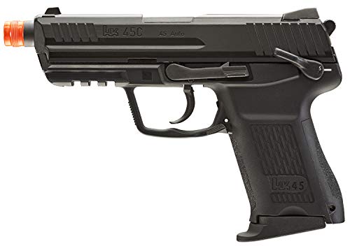 HK Heckler & Koch HK45 GBB Blowback 6mm BB Pistol Airsoft Gun, Black, HK45 Compact GBB