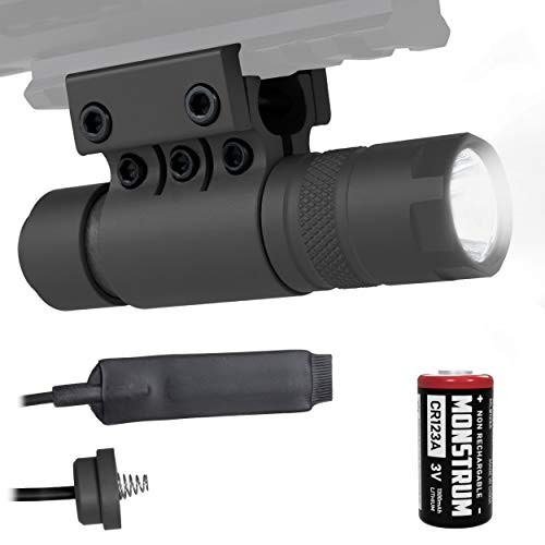 Monstrum Tactical LED Flashlight with Remote Switch