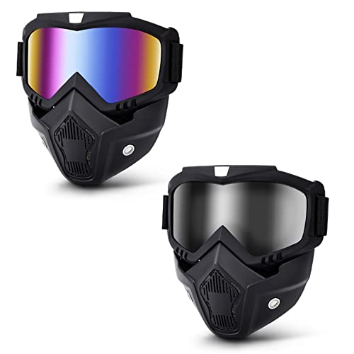 2-Piece Dirt Bike Goggles with Face Shield