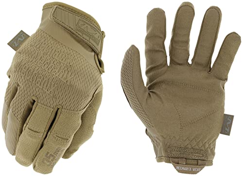 Mechanix Wear: Tactical Specialty 0.5mm High-Dexterity Work Gloves with Secure Fit and Precision Feel, Tactical Gloves for Airsoft, Paintball, Utility Use, Gloves for Men (Brown, Medium)
