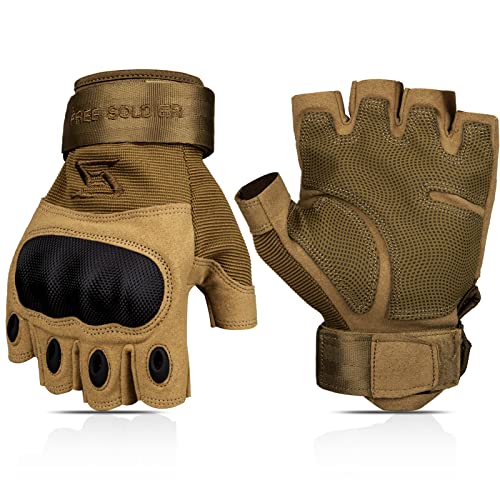 Men's Fingerless Outdoor Airsoft Gloves