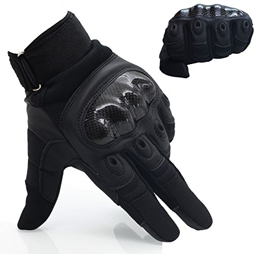 Men's Hard Knuckle Full Finger Airsoft Gloves