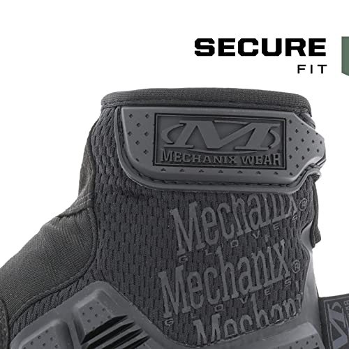 Mechanix Wear: M-Pact Fingerless Tactical Work Gloves, Impact Protection and Vibration Absorption, Tactical Gloves for Airsoft, Paintball, and Utility Use, Gloves for Men (Brown, Large)