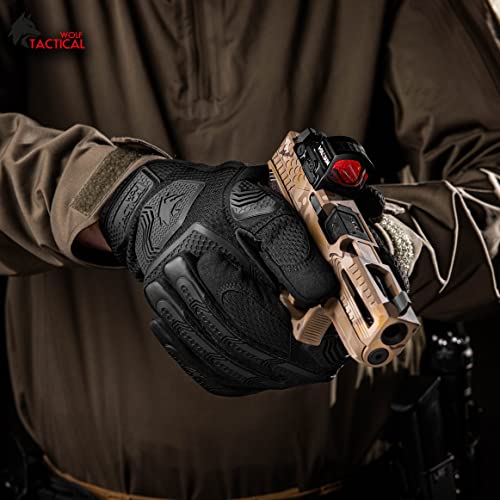 Wolf Tactical Military Shooting Gloves - Airsoft Paintball Combat
