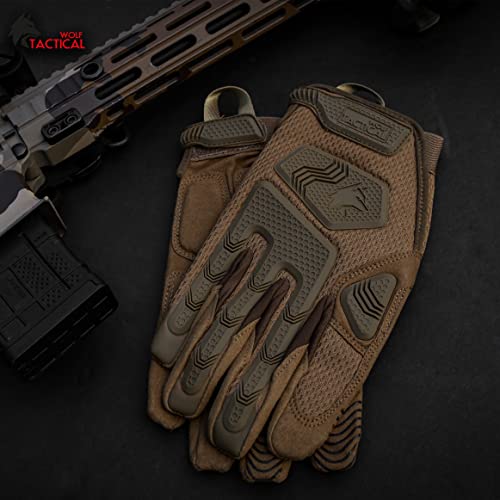 Wolf Tactical Military Shooting Gloves - Airsoft Paintball Combat