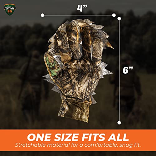 Realtree Edge Leafy Gloves for Softair/Hunting