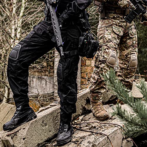 Black G3 Combat Pants with Knee Pads