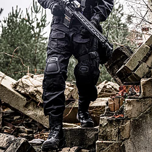 Black G3 Combat Pants with Knee Pads