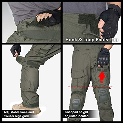 IDOGEAR G3 Multicam Combat Pants with Knee Pads