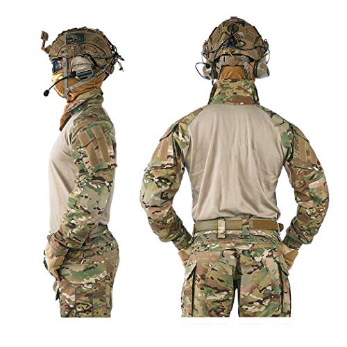 IDOGEAR Men's G3 Combat Uniform with Knee Pads (Multicam)