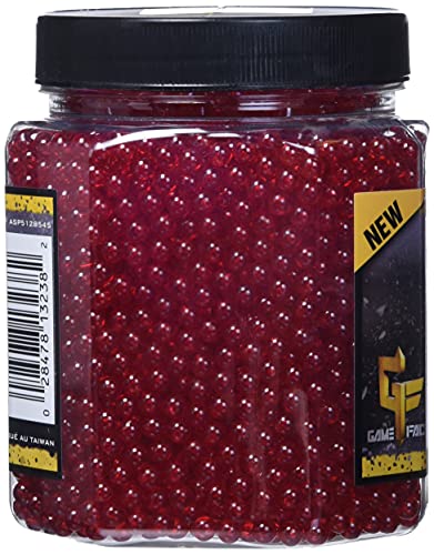 Game Face ASP512 Premier .12-Gram 6mm Red Airsoft BBs (5000-Count)