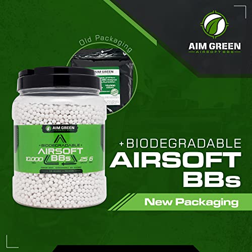 Premium Green Airsoft BBS, 0.25g, 10k Count